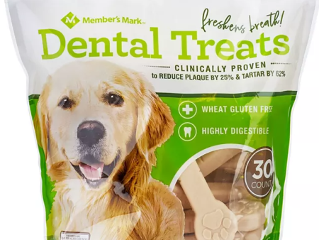 Member s Mark Dental Chew Treats for Dogs (30 ct.) Hot on Sale