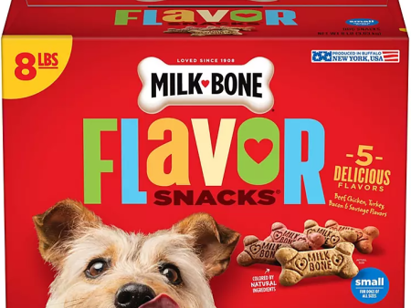 Milk-Bone Flavor Snacks Small Dog Biscuits, Crunchy Variety Pack (8 lbs.) Online