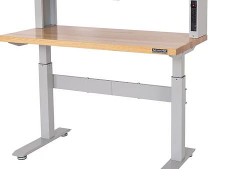 Seville Classics UltraHD Electric Workbench, 48” W x 24” D x 40” to 54” H Online Hot Sale