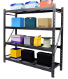 Member s Mark 4-Shelf Industrial Storage Rack (Black) Online now