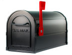 Black 2-Door Mailbox on Sale