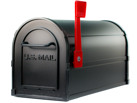 Black 2-Door Mailbox on Sale