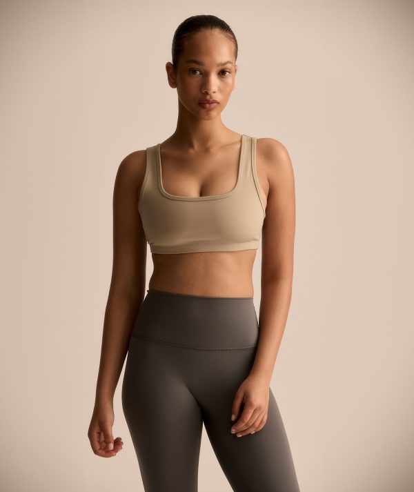 SPORTS BRA - TAUPE For Sale