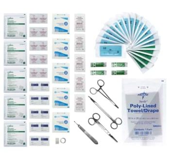 76-pc Advanced Suture Surgical Kit (SK6) For Discount