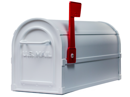 White 2-Door Mailbox Sale