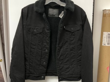 Jacket Denim By Levis In Black, Size: M Supply