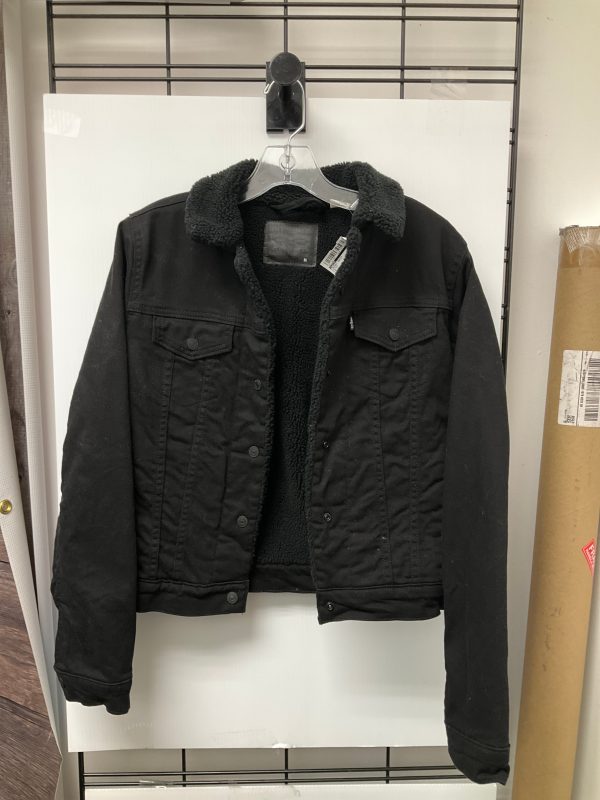 Jacket Denim By Levis In Black, Size: M Supply