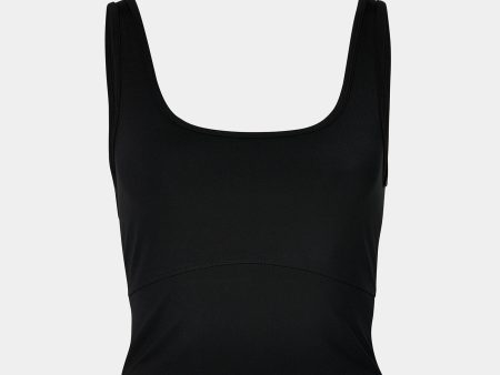 CROPPED TANK - BLACK Supply