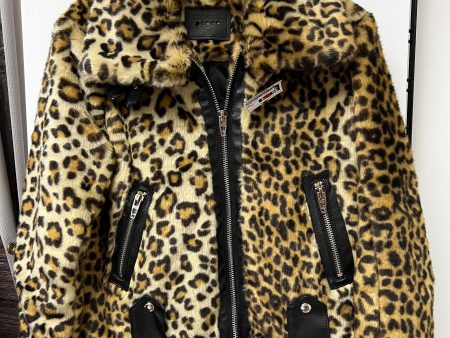 Jacket Faux Fur & Sherpa By Blanknyc In Animal Print, Size: Xs Online