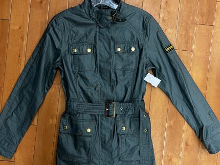 Jacket Designer By Barbour In Grey, Size: 4 Online Sale