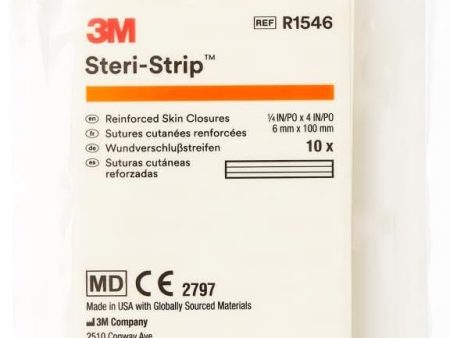 3M Steri-Strip Adhesive Skin Closures (Reinforced) 1 4  x 4  Online Sale