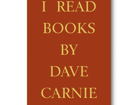 Dave Carnie   I Read Books   Zine Discount