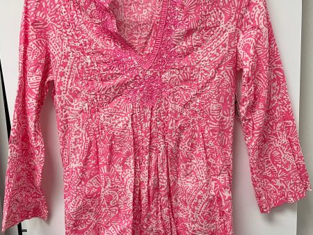 TOP LS LILLY PULITZER in PINK, Size: XS Online Sale