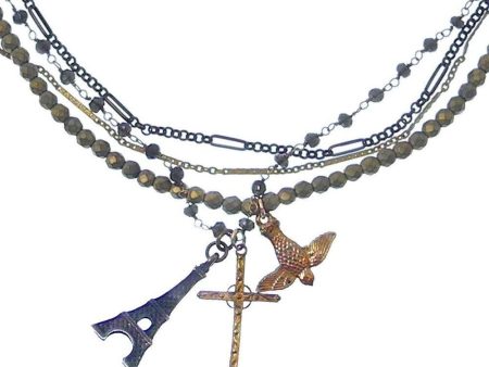 Eiffel Tower, Dove and Cross Online now