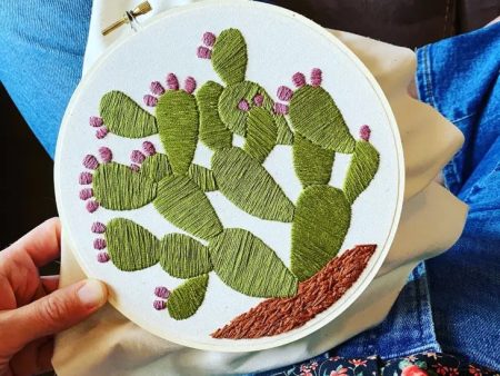 Large Prickly Embroidery Kit by Mountains of Thread Sale