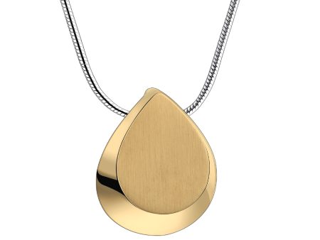 PD1025   Drop Ashes Pendant Pol & Bru Gold Vermeil Cheap