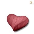 H680   Heart Keepsake Urn Pearl Crimson For Sale