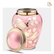 A281   BlessingBirds Standard Adult Urn Pearl Pink & Pol Gold Discount