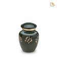 K571   Divine Butterfly Quest Keepsake Urn Green & Bru Gold For Cheap