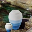 BK121   OceanBlue Keepsake Urn Eco Pigment Online