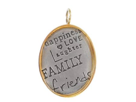 Happiness Love Laughter Family Friends charm For Sale