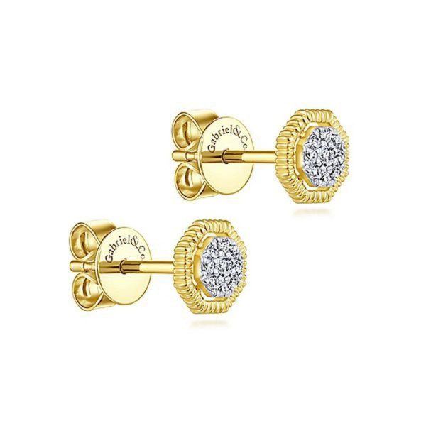 Pave Diamond Studs For Sale