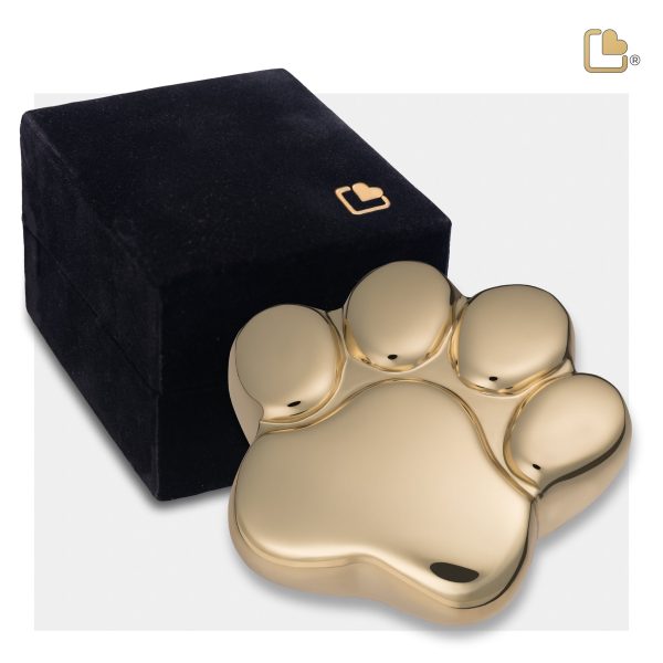 P671K   LovePaw Pet Keepsake Urn Pol Gold Supply