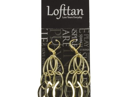 3 Link, Tri-Strand Lily  Light and Elegant  in Gold Fashion