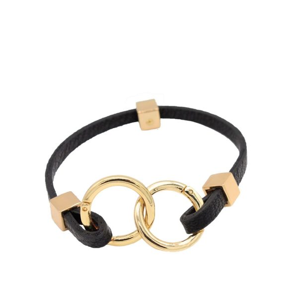 Black Magic Avril Bracelet - Slim in 3 Metal Tones-Wholesale Cheap