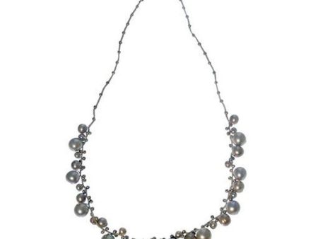 Cluster Pearl Necklace Online