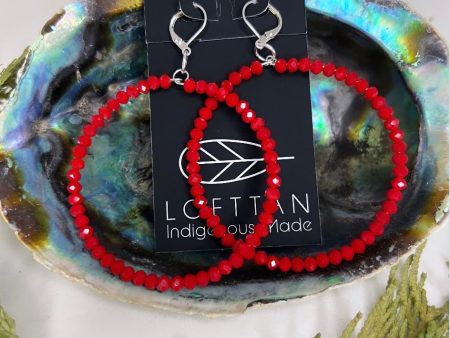 Redlight Sacred Hoop Earrings-Wholesale Cheap