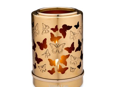 T711   Reflections of Life Tealight Urn Bru Gold Discount