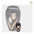 K502   Majestic Tulip Keepsake Urn Midnight & Bru Pewter on Sale