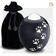 P636M   Adore Medium Pet Urn Midnight & Pol Silver Supply