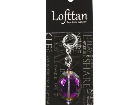 Purple & Copper Fob  Imagination  in Silver Online Sale