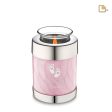 T667   Tealight Urn Pearl Pink & Pol Silver Supply