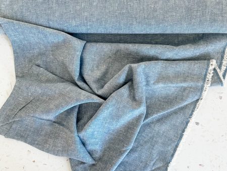 Brussels Washer Linen Blend – Chambray For Sale