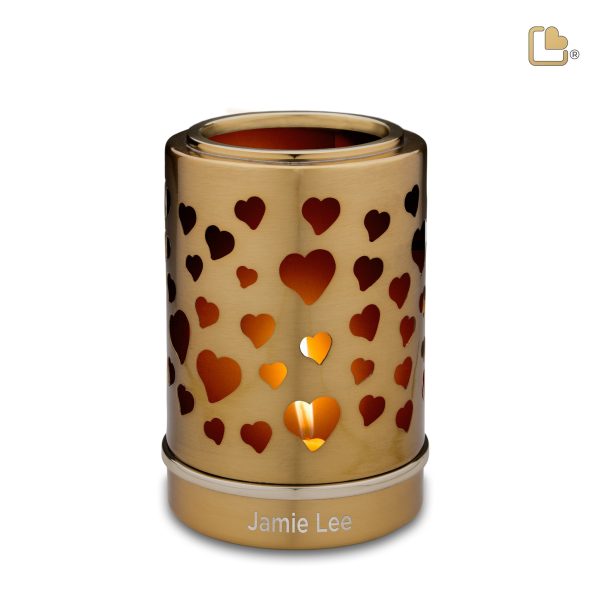 T710   Reflections of Love Tealight Urn Bru Gold Online Sale