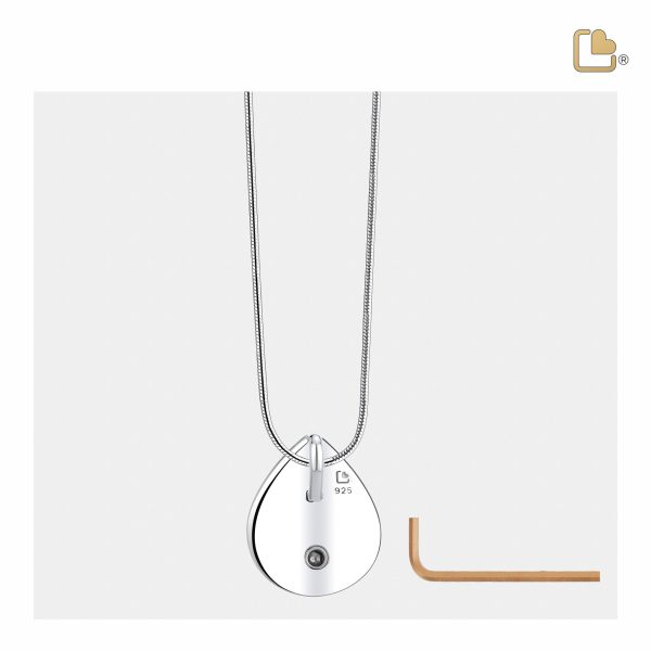 PD1025   Drop Ashes Pendant Pol & Bru Gold Vermeil Cheap