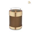 T662   Tealight Urn Auburn & Bru Gold on Sale