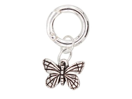 Butterfly Charm in Silver Online