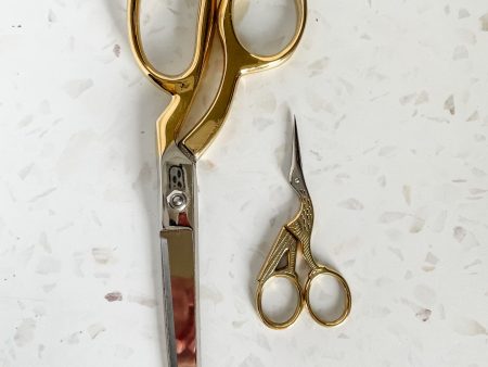 Golden Scissor Set For Sale