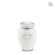 K297   Blessing Keepsake Urn Pearl White & Pol Silver Online