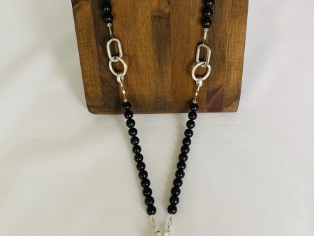 Faith Multiwear Necklace - Black and Silver Online now