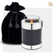 T666   Tealight Urn Pearl Midnight & Pol Silver Discount