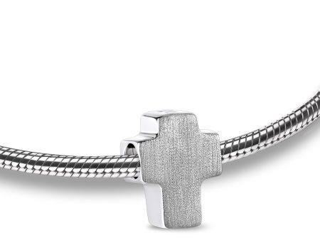 BD2050   Cross Ashes Bead Bru Silver Hot on Sale