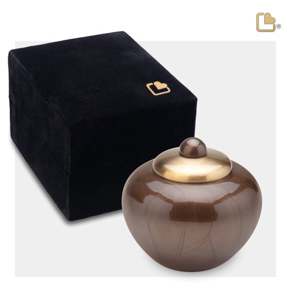 K531   Simplicity Keepsake Urn Pearl Bronze & Bru Gold on Sale