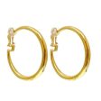 Classic Round Hoop Clip Earrings Online