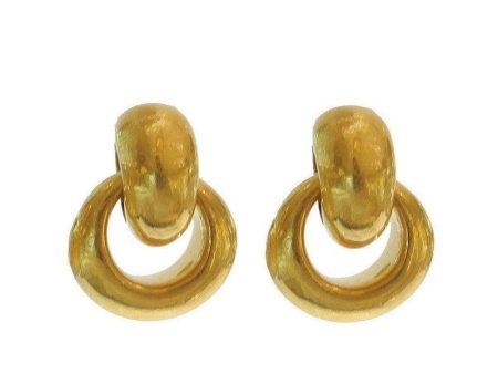 Petite Round Doorknocker Clip Earrings Online