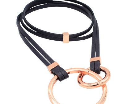 Avril Two Row - Bluebird Circle Hardware in Rose Gold - Wholesale Discount